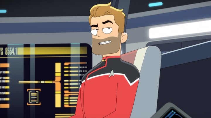 Jerry OConnell as Jack Ransom in episode 1, season 5 of Lower Decks streaming on Paramount+, 2024. Photo Credit: Paramount+
