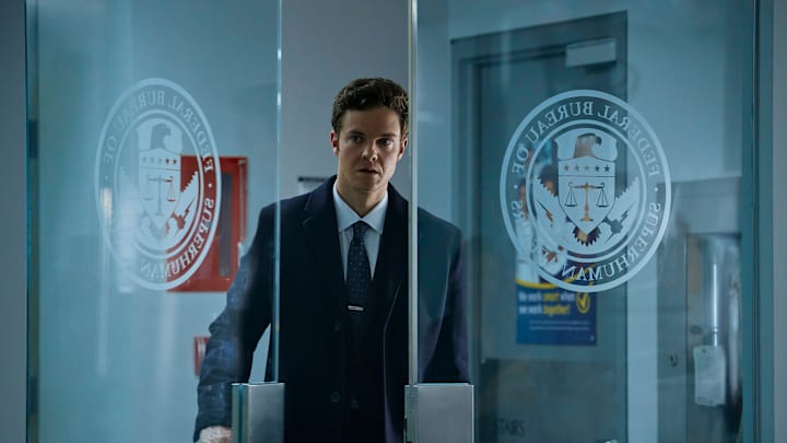 Jack Quaid (Hughie Campbell) in The Boys Season 3 Credit: Courtesy of Prime Video Copyright: Amazon Studios