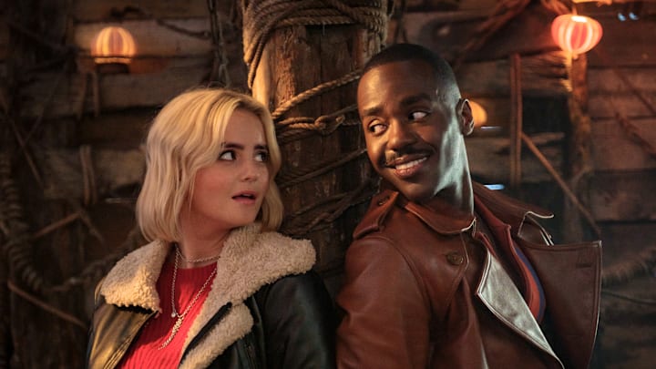 The Doctor (Ncuti Gatwa) and Ruby Sunday (Millie Gibson) in Doctor Who.