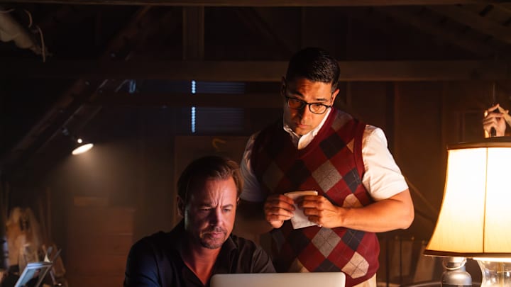 “Page-Turner” – Pictured: Sean Murray as Timothy McGee / McGregor and Wilmer Valderrama as S.S. Nicolas Torres / Rick Soares. Photo: Bill Inoshita/CBS ©2025 CBS Broadcasting, Inc. All Rights Reserved.