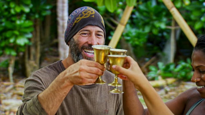 "It All Boils Down to This" - Tony Vlachos on the three-hour season finale episode of SURVIVOR: WINNERS AT WAR, airing Wednesday, May 13th (8:00-11:00 PM, ET/PT) on the CBS Television Network. Photo: Screen Grab/CBS Entertainment ©2020 CBS Broadcasting, Inc. All Rights Reserved.