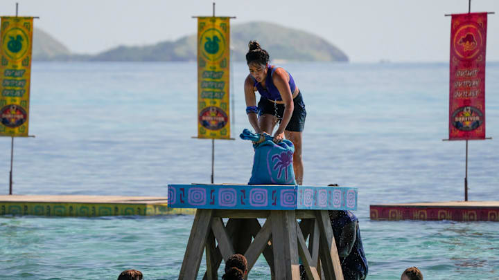 “Epic Boss Girl Move” – Castaways begin to gauge how much they can trust their tribemates. Tribes must wind their way to victory in the challenge to earn safety and fishing gear. Then, a castaway risks getting caught red-handed with important information in the game, on SURVIVOR, Wednesday, Sept. 25 (8:00-9:29 PM, ET/PT) on the CBS Television Network, and available to stream on Paramount+(live and on-demand for Paramount+ with SHOWTIME subscribers, or on-demand for Paramount+ Essential