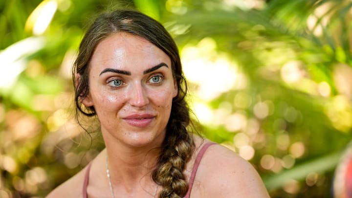 Sage Ahrens-Nichols looking annoyed from Survivor 49