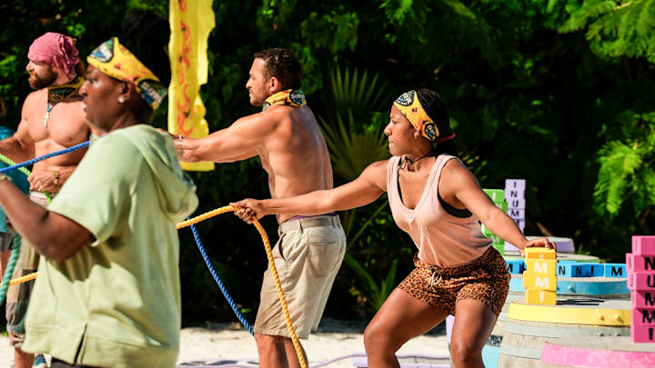 “Inconceivable” – This week’s immunity challenge is riddled with frustration, putting slow and steady gameplay to the test. As the race to $2M draws closer, idols and advantages come to the forefront. Then, a self proclaimed “rat” at the Manulevu camp spills information in hopes of leading to personal triumph, on SURVIVOR 50, Wednesday, May 13 Photo: Robert Voets/CBS ©2025 CBS Broadcasting, Inc. All Rights Reserved.