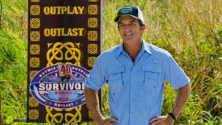 "It All Boils Down to This" - Jeff Probst on the three-hour season finale episode of SURVIVOR: WINNERS AT WAR, airing Wednesday, May 13th (8:00-11:00 PM, ET/PT) on the CBS Television Network. Photo: Screen Grab/CBS Entertainment ©2020 CBS Broadcasting, Inc. All Rights Reserved. "It All Boils Down to This" - Jeff Probst on the three-hour season finale episode of SURVIVOR: WINNERS AT WAR, airing Wednesday, May 13th (8:00-11:00 PM, ET/PT) on the CBS Television Network. Photo: Screen Grab/CBS Entertainment ©2020 CBS Broadcasting, Inc. All Rights Reserved.