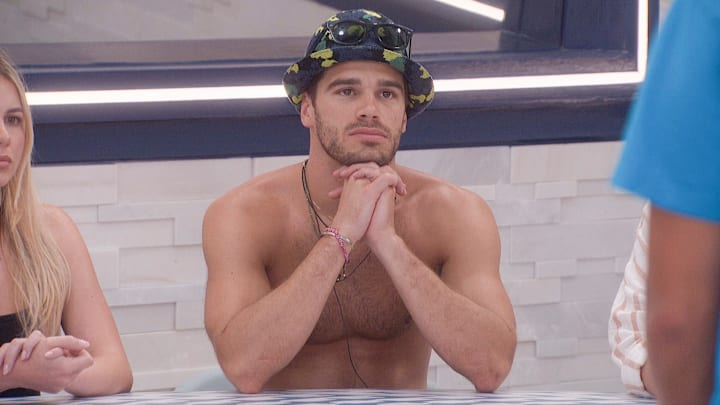 BIG BROTHER season 26 August 4 on the CBS Television Network and live streaming on Paramount+ and PlutoTV. Pictured: Tucker Des Lauriers. Photo: CBS ©2024 CBS Broadcasting, Inc. All Rights Reserved. Highest quality screengrab available.