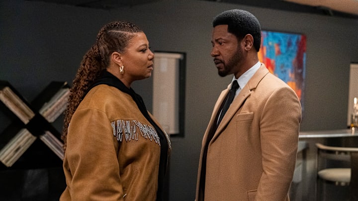“Justified” – When a note McCall receives leads her to the location of her late father’s car, she must revisit the past to uncover who was behind his carjacking and murder nearly 30 years prior, on the CBS Original series THE EQUALIZER, Sunday, May 14 (8:00-9:00 PM, ET/PT) on the CBS Television Network, and available to stream live and on demand on Paramount+. Pictured (L-R): Queen Latifah as Robyn McCall and Tory Kittles as Detective Marcus Dante. Photo: Michael Greenberg/CBS ©2023 CBS