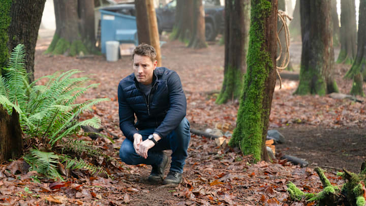 “Springland” – As Colter helps a young woman locate her free-spirited sister, he digs deeper into how the sister’s last days may lead to a dark secret she unearthed in this tight-knit town, on the CBS Original series TRACKER, Sunday, Feb. 25 (9:00-10:00 PM, ET/PT) on the CBS Television Network, and streaming on Paramount+ (live and on demand for Paramount+ with SHOWTIME subscribers, or on demand for Paramount+ Essential subscribers the day after the episode airs)*. Pictured: Justin Hartley as