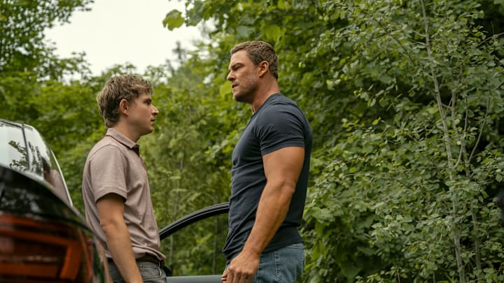 Johnny Berchtold (Richard Beck), Alan Ritchson (Jack Reacher) in Reacher season 3 - Amazon Prime Video