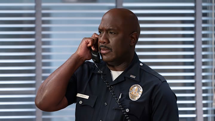 THE ROOKIE - “Mutiny And The Bounty” - The team helps Skip Tracer Randy when his new love interest is kidnapped. Meanwhile, Angela and Nyla enlist their moms to help catch a con artist, and Wesley is threatened to drop a case. TUESDAY, MAY 6 (9:00-10:01 p.m. EDT) on ABC. (Disney/Mike Taing) 
RICHARD T. JONES