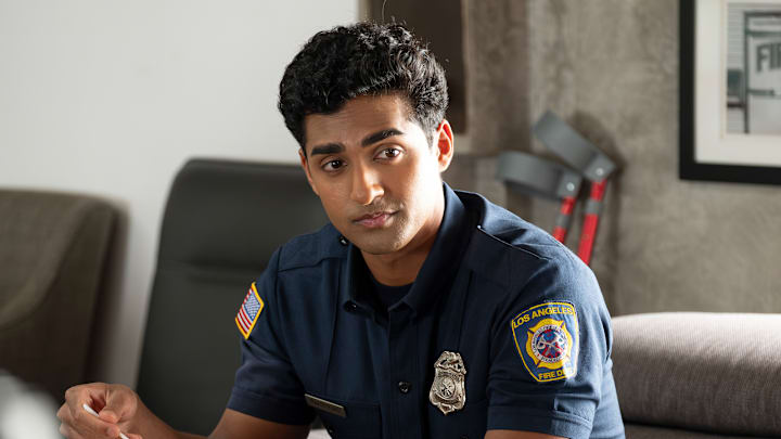 9-1-1 - “Seismic Shifts” - The 118, still reeling from their recent loss, is dispatched to a mass casualty event after a high-rise apartment building collapses. Then, Athena and Chimney have to work together to save a familiar face.THURSDAY, MAY 15 (8:00-9:00 p.m. EDT) on ABC. (Disney/Ray Mickshaw) 
ANIRUDH PISHARODY
