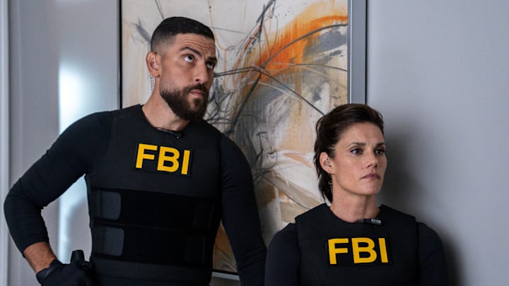 “Parental” – Pictured (L-R): Zeeko Zaki as Special Agent Omar Adom ‘OA’ Zidan and Missy Peregrym as Special Agent Maggie Bell. Photo: Bennett Raglin/CBS ©2025 CBS Broadcasting, Inc. All Rights Reserved.