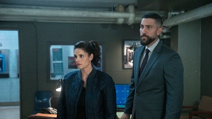 “Fadeaway” – Pictured (L-R): Missy Peregrym as Special Agent Maggie Bell and Zeeko Zaki as Special Agent Omar Adom ‘OA’ Zidan. Photo: Bennett Raglin/CBS ©2025 CBS Broadcasting, Inc. All Rights Reserved. “Fadeaway” – Pictured (L-R): Missy Peregrym as Special Agent Maggie Bell and Zeeko Zaki as Special Agent Omar Adom ‘OA’ Zidan. Photo: Bennett Raglin/CBS ©2025 CBS Broadcasting, Inc. All Rights Reserved.