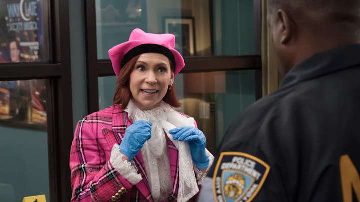 “Yes, And…” – Elsbeth. Pictured (L-R): Carrie Preston as Elsbeth Tascioni and Wendell Pierce as Captain Wagner Photo: Mark Schafer/CBS ©2025 CBS Broadcasting, Inc. All Rights Reserved.
