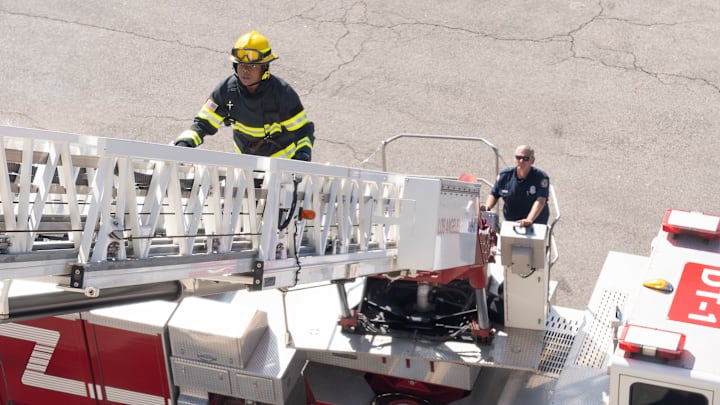 9-1-1: “Fighting Back” - As Hen continues to seek out a diagnosis for her mysterious symptoms, her friends and family rally behind her. Meanwhile, Harry hits a wall in his attempts to complete the academy firefighting exam and looks for some much-needed motivation. THURSDAY, JAN. 22 (8:00-9:00 p.m. EST) on ABC. (Disney/Christopher Willard) 
ELIJAH M. COOPER