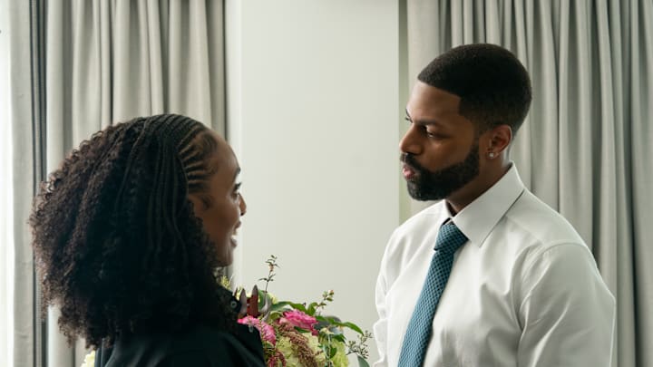 WILL TRENT - “Nice to Meet You, Malcolm” - As Angie and Ormewood track animal-masked thieves across a string of multimillion-dollar heists, Will and Faith investigate the murder of a high-end matchmaking mogul. Meanwhile, Faith meets a mysterious man who is more than he seems. TUESDAY, FEB. 3 (8:00-9:00 p.m. EST) on ABC. (Disney/Daniel Delgado Jr.) 
IANTHA RICHARDSON, DEVAUGHN NIXON