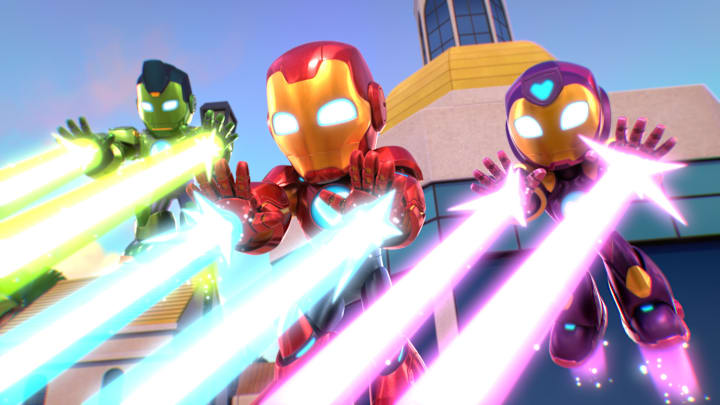 MARVEL’S IRON MAN AND HIS AWESOME FRIENDS - “Enter the Iron Friends” (Disney)
IRON HULK, IRON MAN, IRONHEART