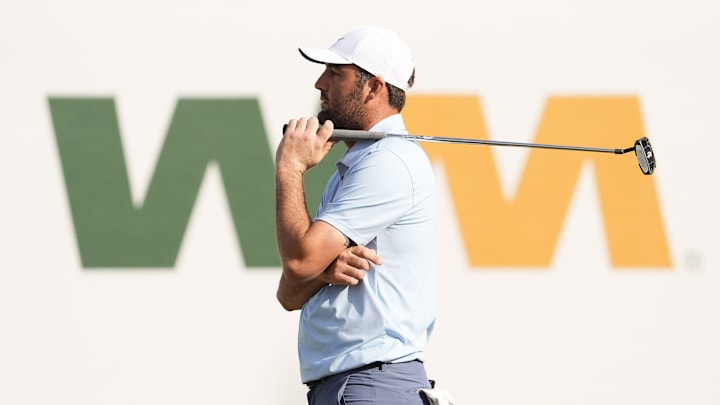 Scottie Scheffler during the second round of the 2025 WM Phoenix Open at TPC Scottsdale Scottie Scheffler during the second round of the 2025 WM Phoenix Open at TPC Scottsdale