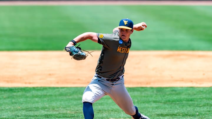 The LSU Tigers take on the West Virginia Mountaineers in game 1 of the 2025 NCAA Div 1 Super Regional Baseball Championship at Alex Box Stadium in Baton Rouge, LA. Saturday, June 7, 2025.