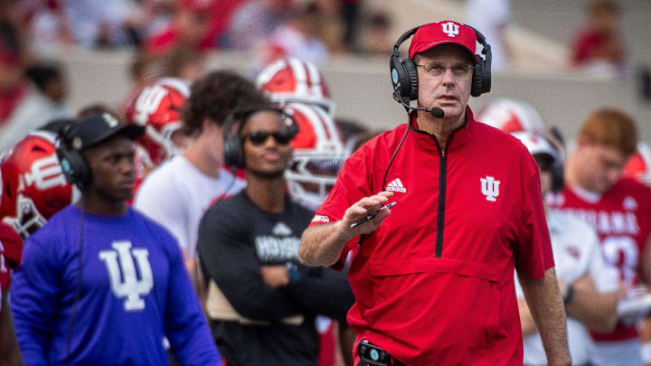Head Coach Curt Cignetti during the Indiana versus Kennesaw State Big Ten football game at Memorial Stadium on Saturday, Sept. 6, 2025.