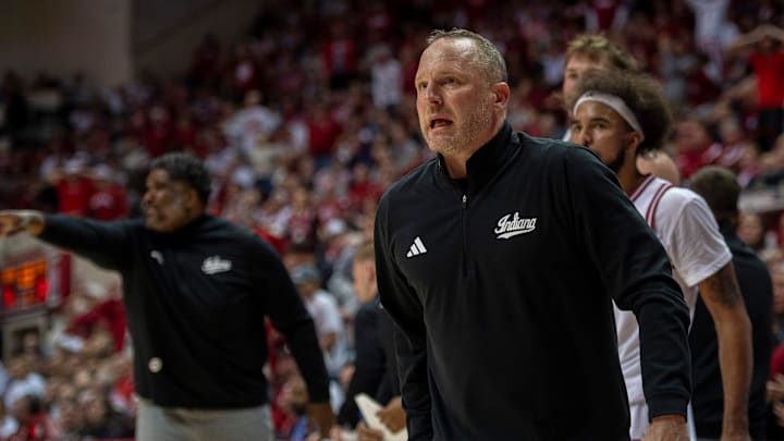 Indiana Head Coach Darian DeVries Indiana Head Coach Darian DeVries