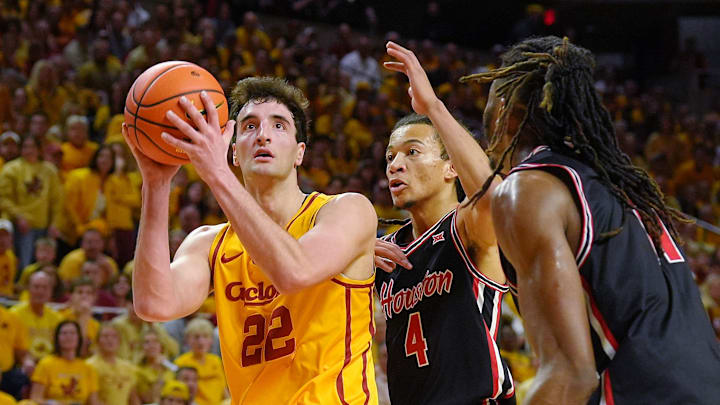 Iowa State Cyclones forward Milan Momcilovic. Iowa State Cyclones forward Milan Momcilovic.