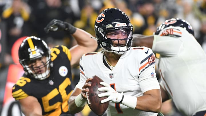 Chicago Bears quarterback Justin Fields