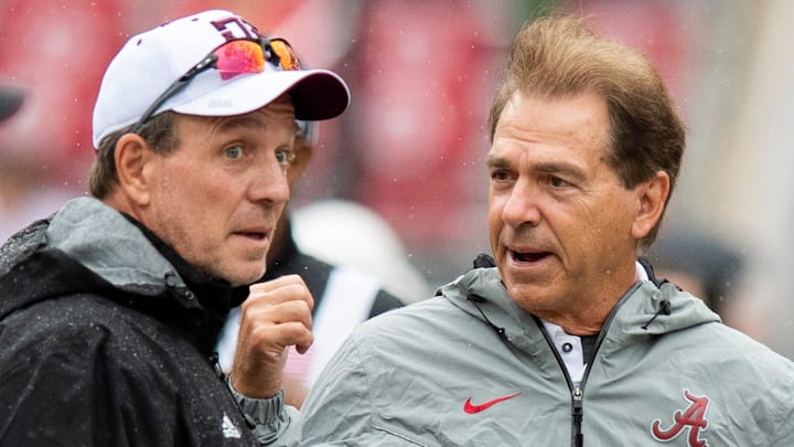 Texas A&M coach Jimbo Fisher blasted Alabama's Nick Saban earlier this week.

Syndication The Montgomery Advertiser