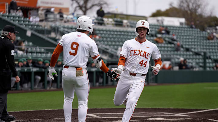 Easton Winfield, Max Belyeu, Texas baseball
