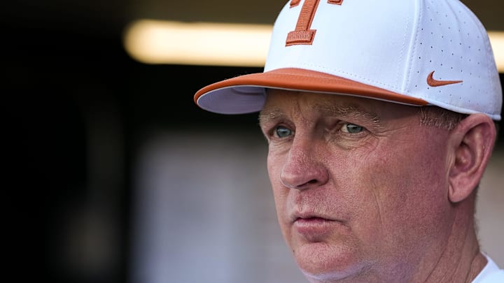 Texas Longhorns head coach Jim Schlossnagle 