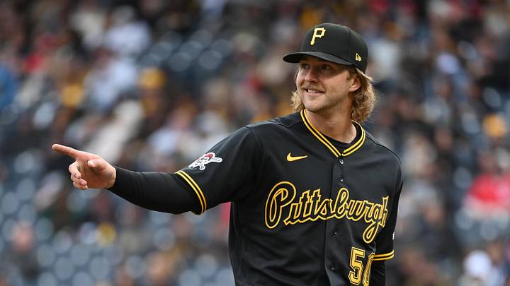 Pittsburgh Pirates starting pitcher Carmen Mlodzinski Mandatory Credit: Philip G. Pavely-Imagn Images