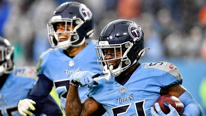 Tennessee Titans linebacker David Long Jr.