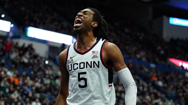 Connecticut Huskies forward Isaiah Whaley.