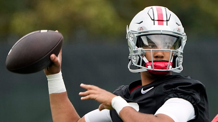 Quarterback C.J. Stroud is preparing for a potentially historic redshirt sophomore season at Ohio
