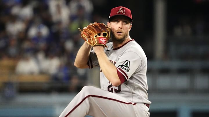 Arizona Diamondbacks starting pitcher Merrill Kelly.