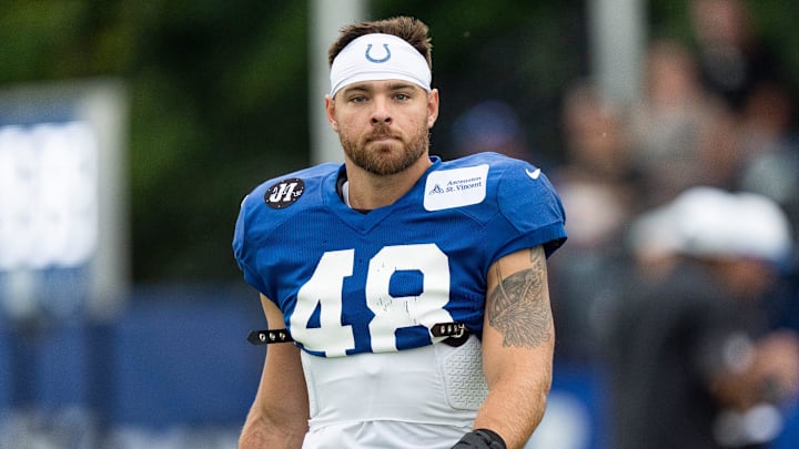 Indianapolis Colts linebacker Joe Bachie