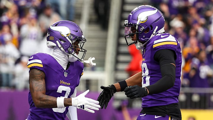 Jordan Addison and Justin Jefferson