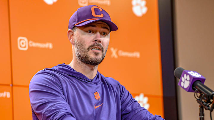 Clemson offensive coordinator Garrett Riley will be joining Eli Drinkwitz's staff at Missouri, being reported on Friday. 