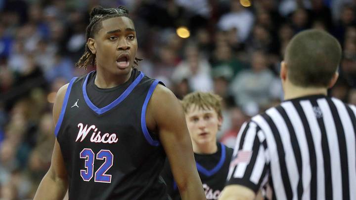 Wisconsin Lutheran High School's Jamail Sewell (32) against Appleton North High School during their Division 1 semifinal game in the WIAA state boys basketball tournament on Friday March 20, 2026, at the Kohl Center in Madison, Wis. Wisconsin Lutheran defeated Appleton North 68-61.
Wm. Glasheen USA TODAY NETWORK-Wisconsin Wisconsin Lutheran High School's Jamail Sewell (32) against Appleton North High School during their Division 1 semifinal game in the WIAA state boys basketball tournament on Friday March 20, 2026, at the Kohl Center in Madison, Wis. Wisconsin Lutheran defeated Appleton North 68-61.
Wm. Glasheen USA TODAY NETWORK-Wisconsin