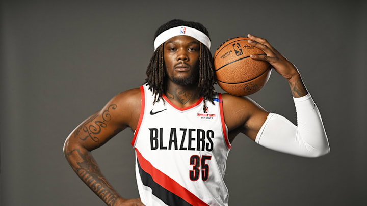 Sep 30, 2024; Portland, Oregon, USA; Portland Trail Blazers center Robert Williams III (35). Mandatory Credit: Troy Wayrynen-Imagn Images