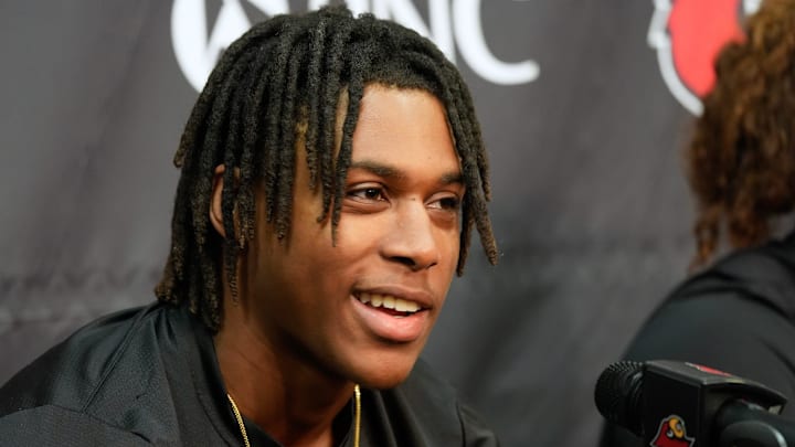 Oregon Ducks transfer from Louisville, tight end Jamari Johnson.