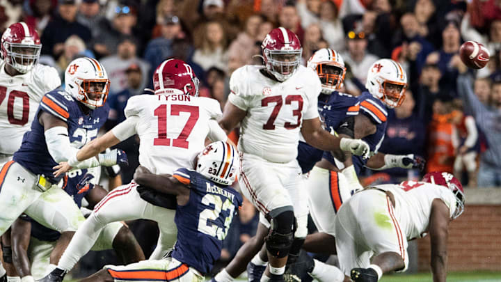 Auburn has a chance to spoil Alabama's playoff hopes