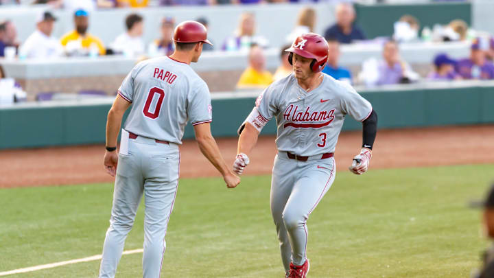 Kade Snell 3 Homerun, LSU Tigers take on Alabama Baseball in Baton Rouge, LA. Thursday, April 17, 2025. Kade Snell 3 Homerun, LSU Tigers take on Alabama Baseball in Baton Rouge, LA. Thursday, April 17, 2025.