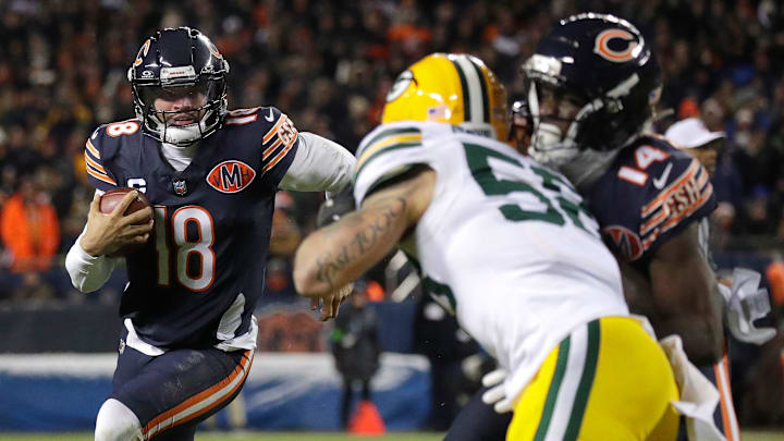 Chicago Bears quarterback Caleb Williams (18) against the Green Bay Packers during their wild-card playoff football game Saturday, January 10, 2026, at Soldier Field in Chicago, Illinois. The Bears defeated the Packers 31-27.
Wm. Glasheen /USA TODAY NETWORK-Wisconsin.