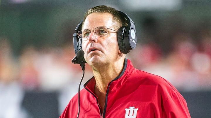 Head Coach Curt Cignetti during the Indiana versus Illinois football game at Memorial Stadium on Saturday, Sept. 20, 2025