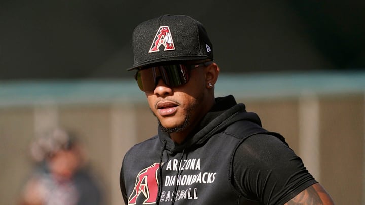 Arizona Diamondbacks infielder Ketel Marte during spring training workouts at Salt River Fields at Talking Stick on Feb. 26, 2021.