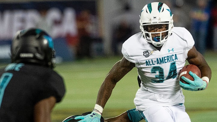 Auburn running back Tank Bigsby, pictured during the Under Armour All-America Game in Orlando, Fla., on Thursday January 2, 2020.
Under62 Auburn running back Tank Bigsby, pictured during the Under Armour All-America Game in Orlando, Fla., on Thursday January 2, 2020.
Under62