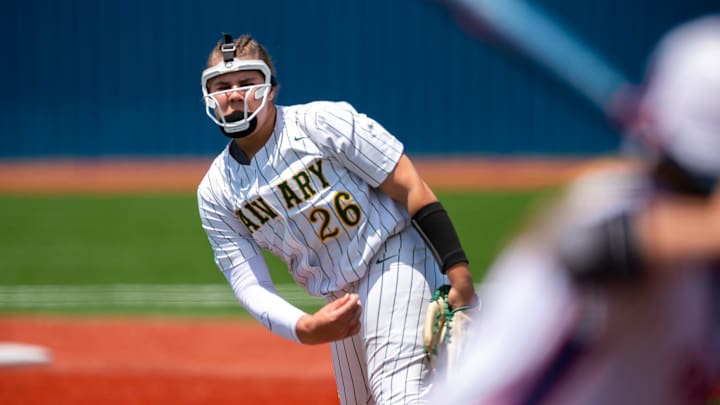 Calvary Baptist 2026 pitcher Kynzee Anderson is committed to Georgia.