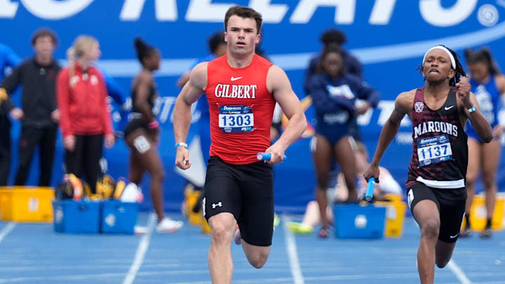 Will Hawthorne, an Iowa State football commit, recently broke the Gilbert High School record in the 100-meter dash.