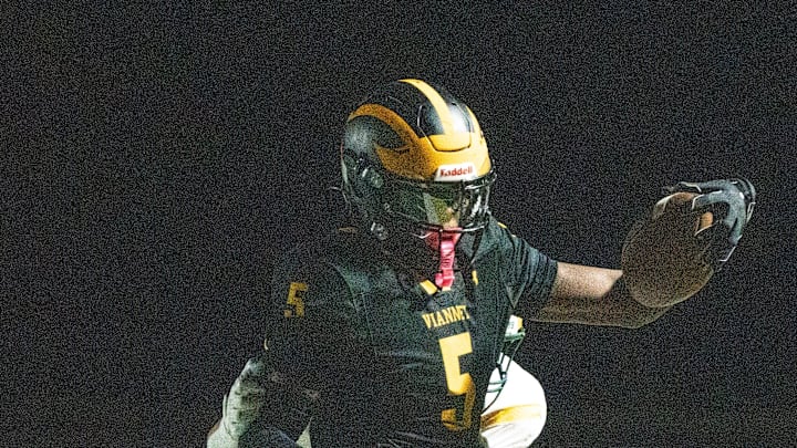 St John Vianney’s Noah Fitzpatrick (5). Red Bank Catholic at St John Vianney football. 
Friday, October 3, 2025
Holmdel, NJ